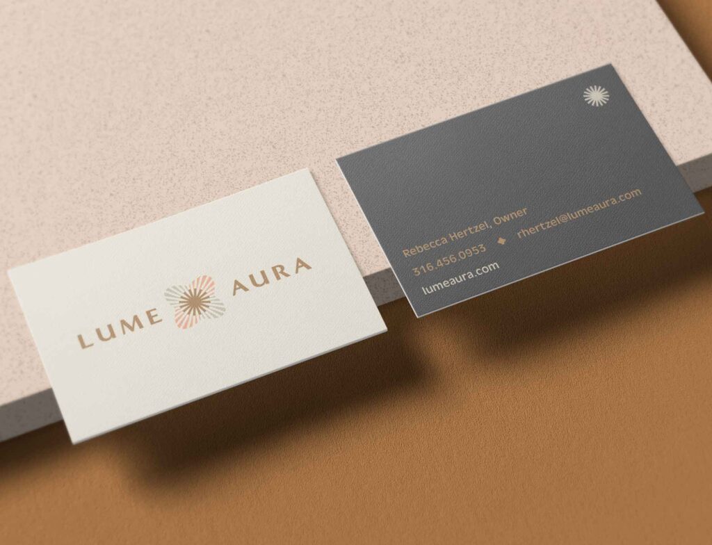 Lume Aura business cards