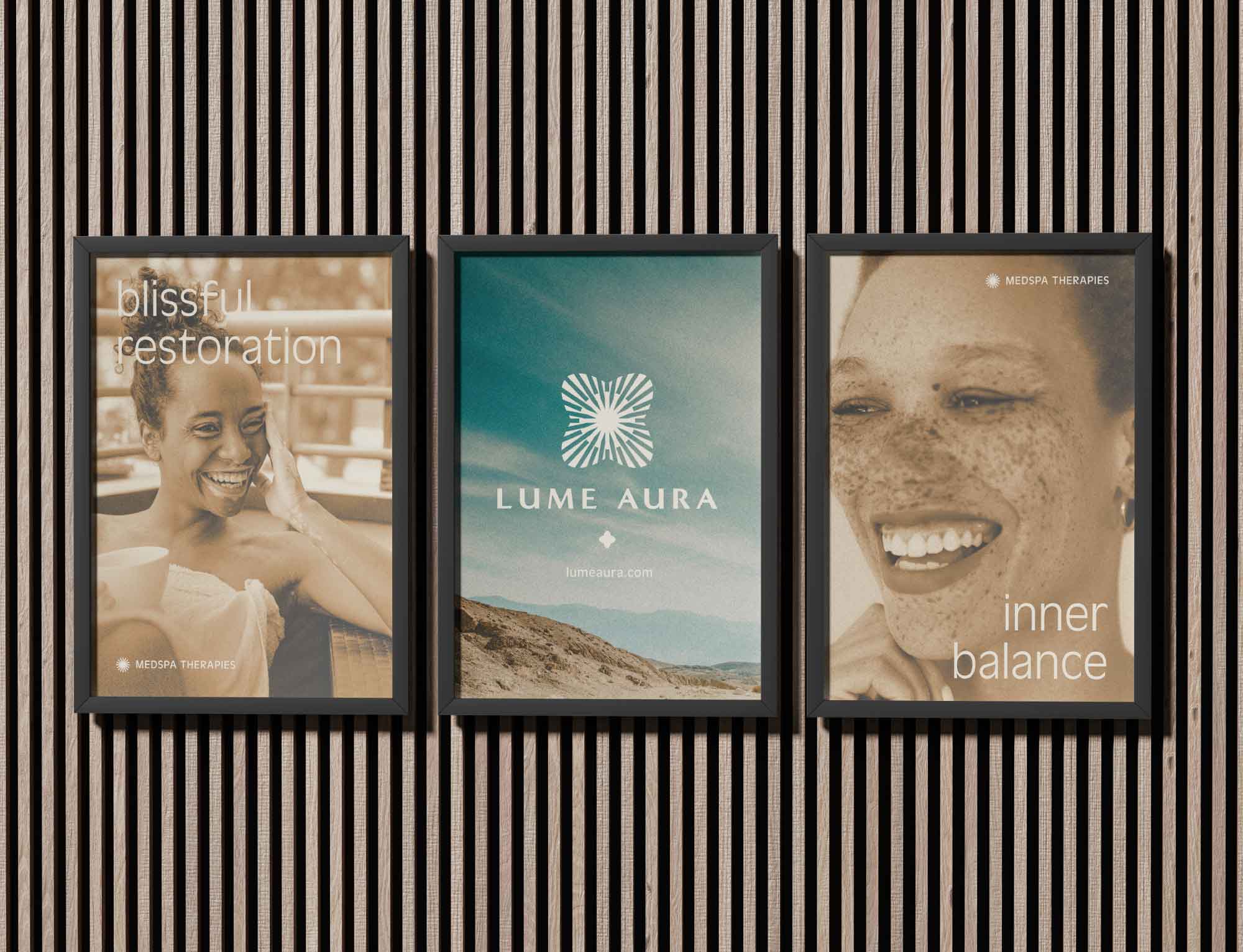 Luma Aura logo poster