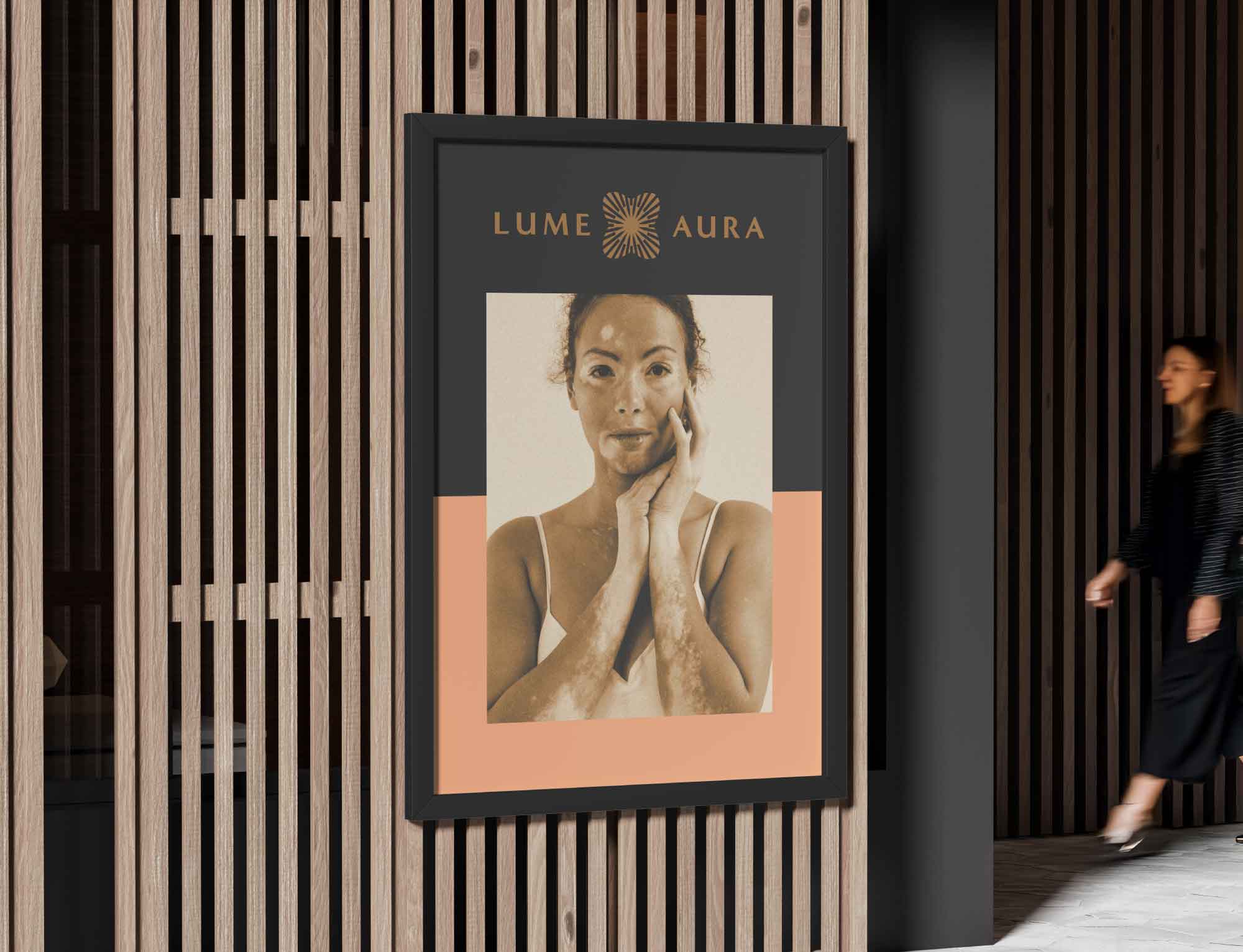 Luma Aura logo poster