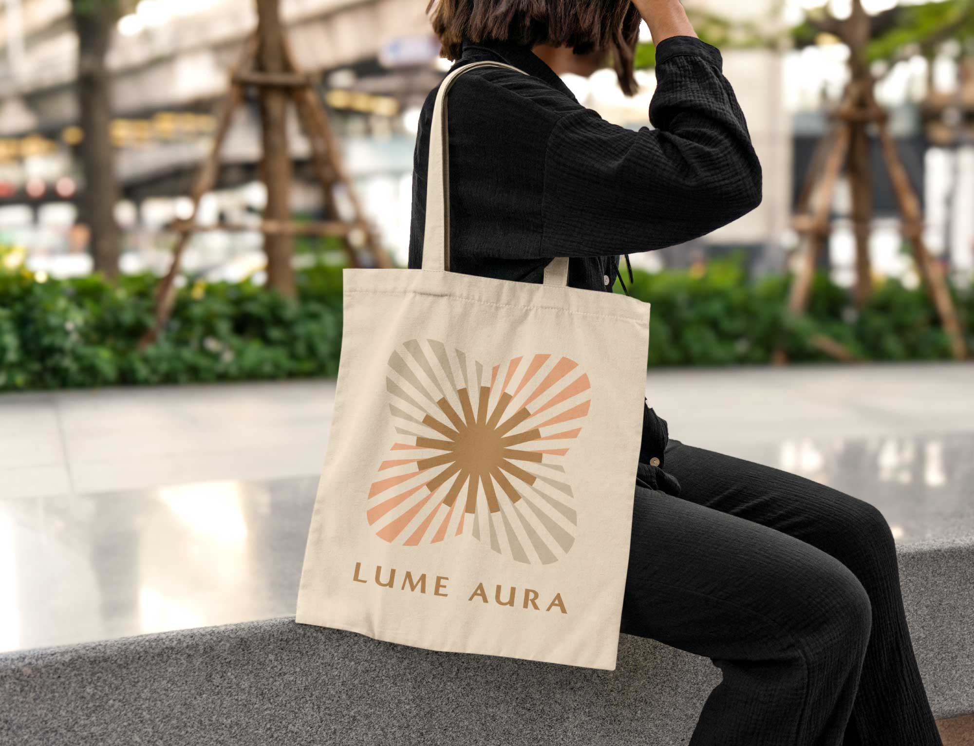 Lume Aura tote bag design