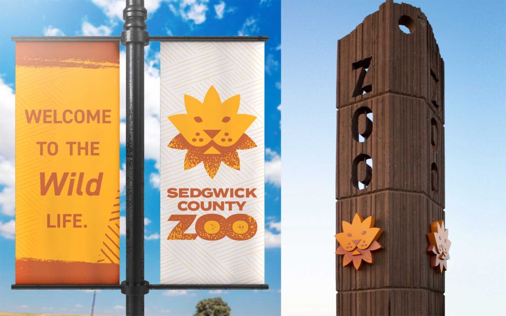 Sedgwick County Zoo signage