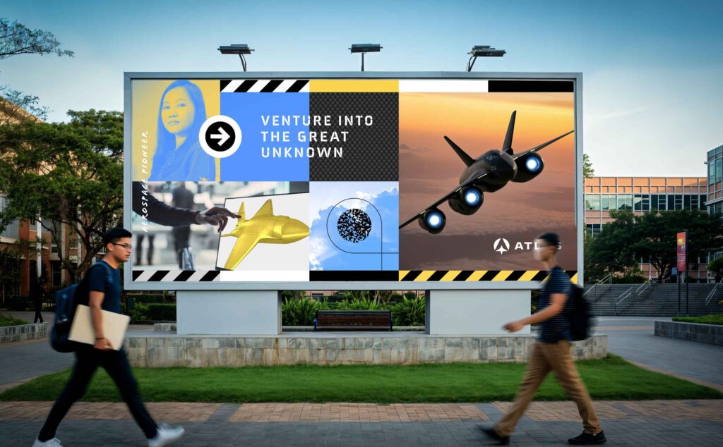 NIAR ATLAS billboard signage campus