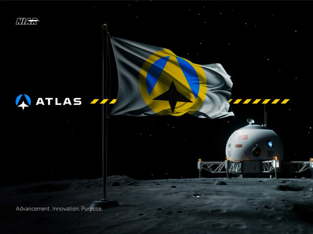 NIAR ATLAS flag design