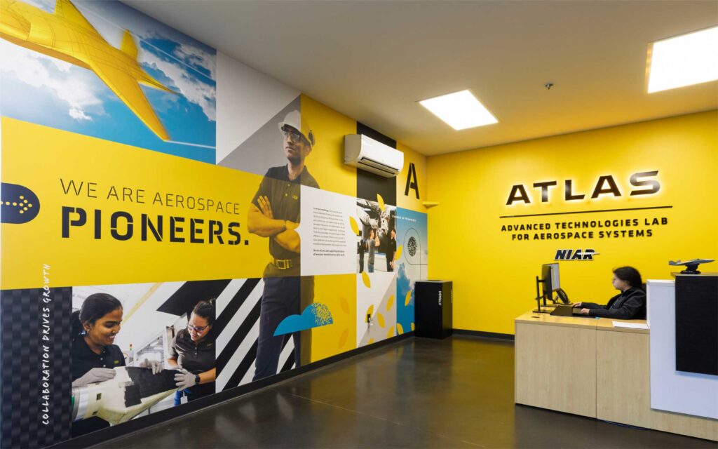 NIAR ATLAS entry room graphics