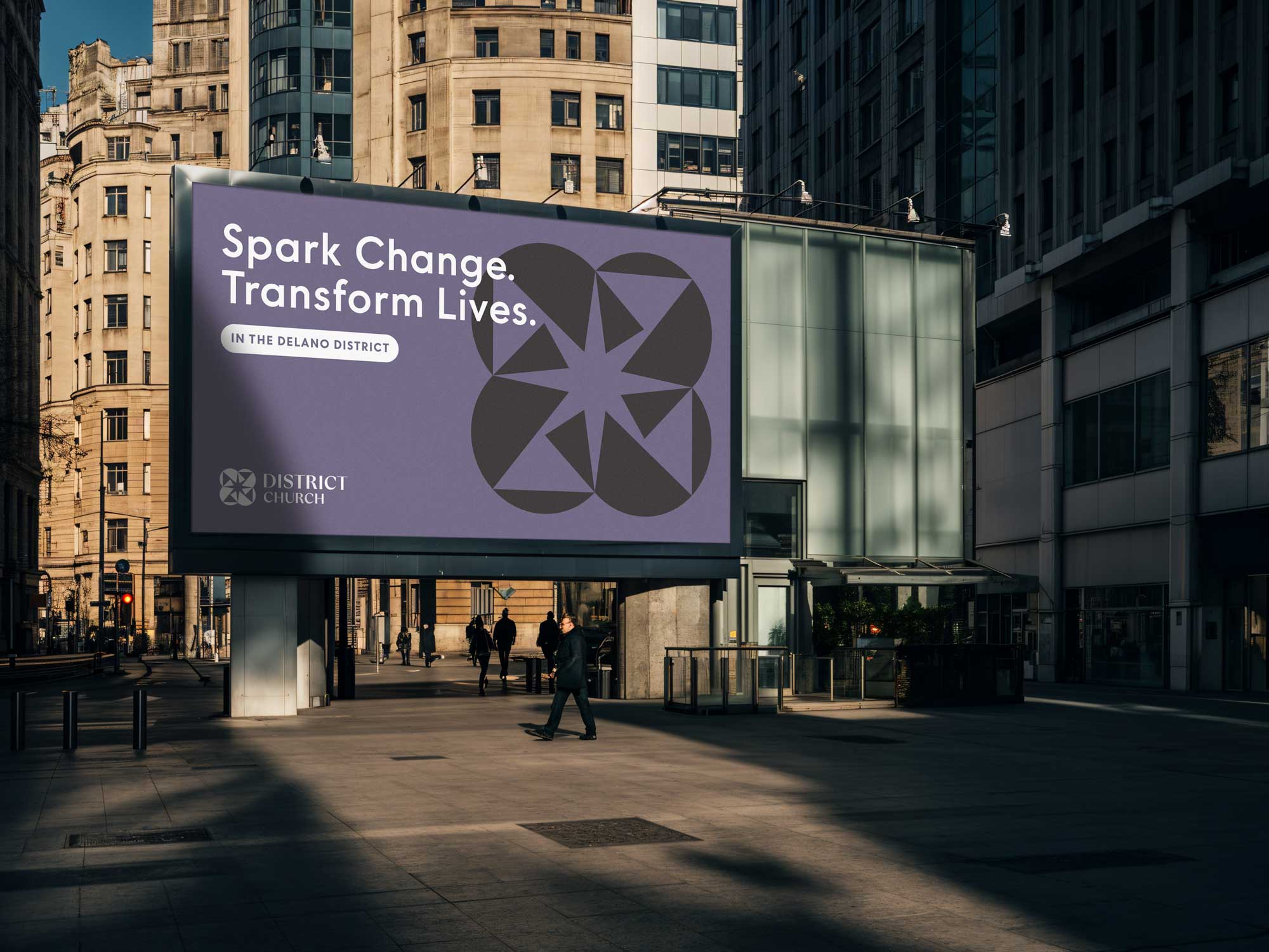 District Church billboard signage