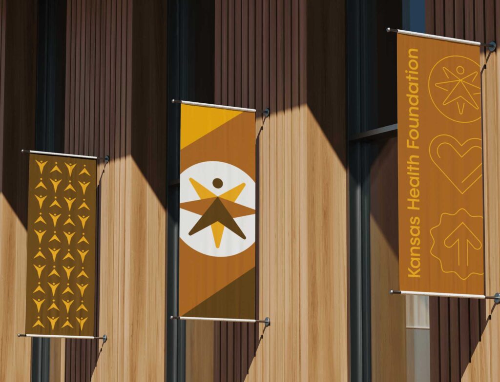 Kansas Health Foundation banners