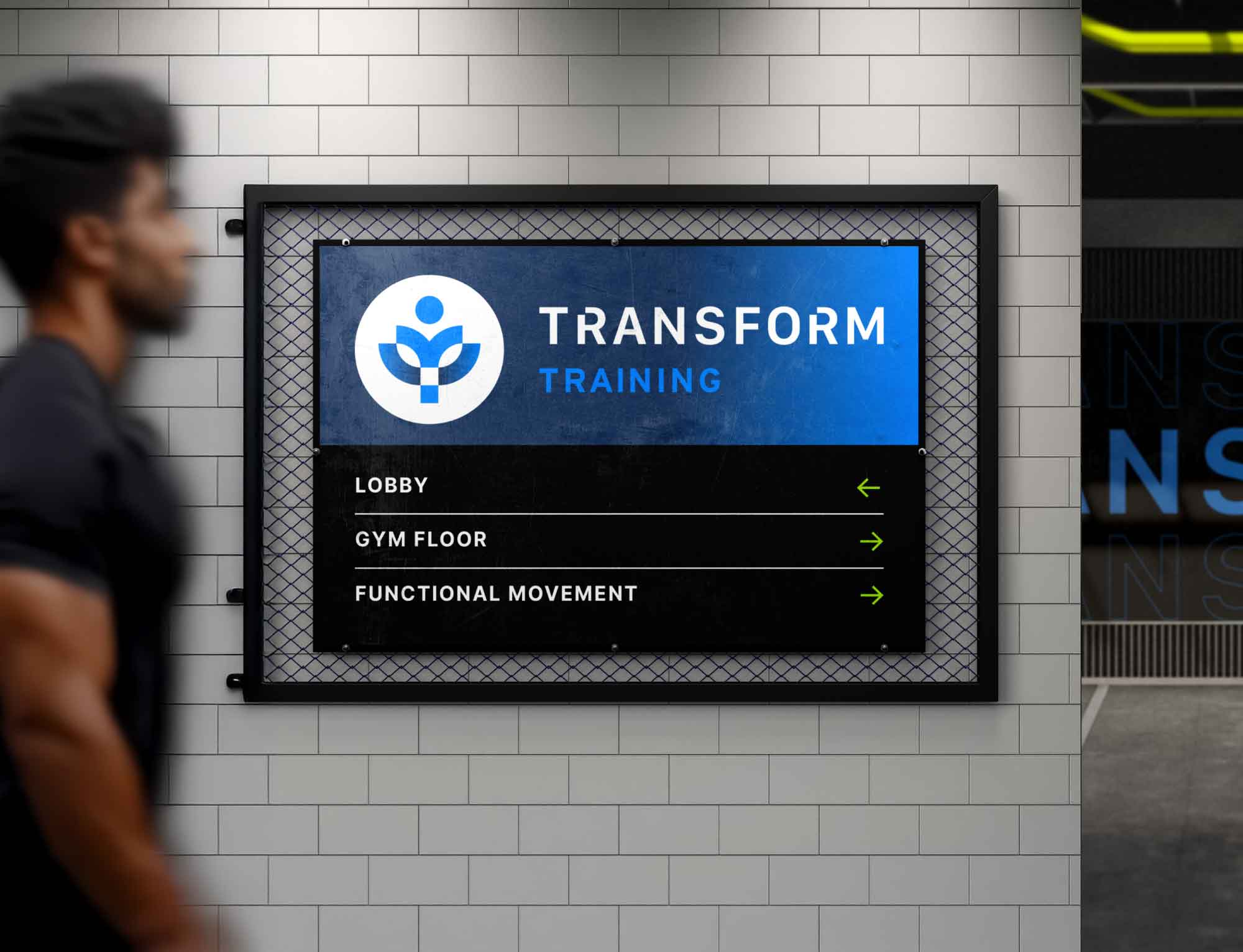 Transform Training signage