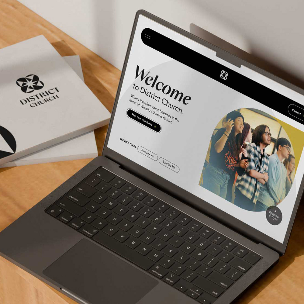 District Church web design